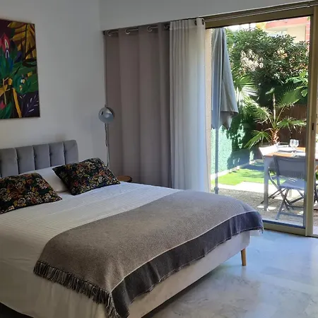 Studio Sun-Beach Avec Parking Et Jardin - 500M Des Plages De Juan Les Pins Antibes Exterior foto