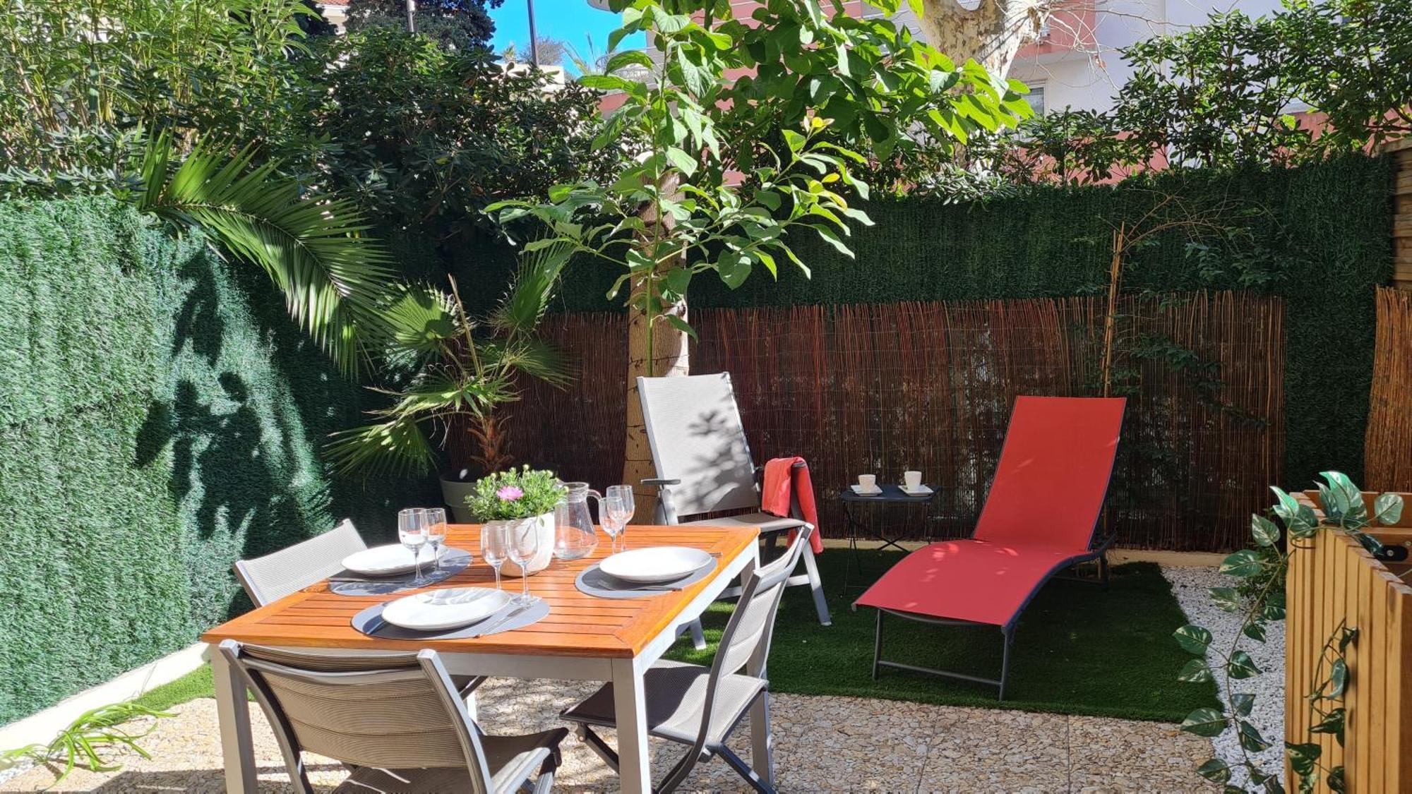 Sun-beach Avec Parking Et Jardin - 500m Des Plages De Juan Les Pins Apartment Antibes